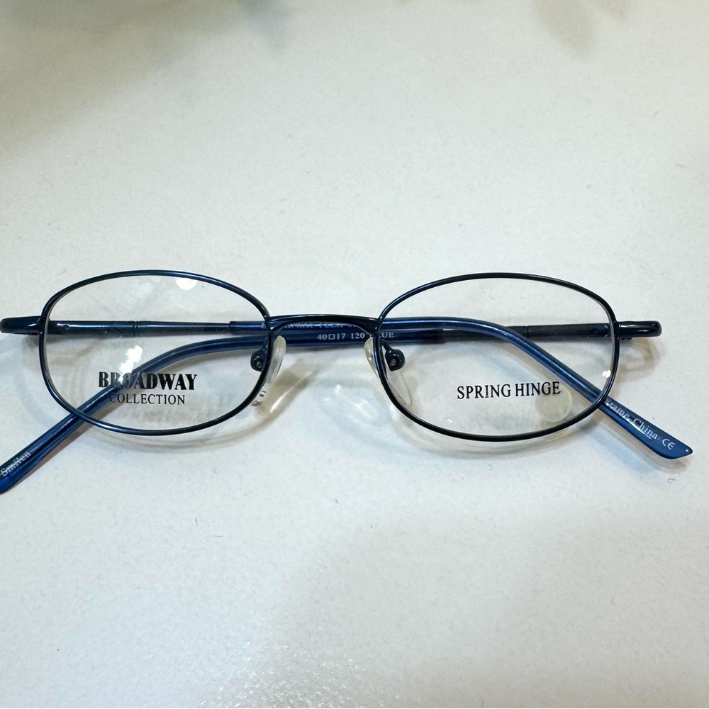 Broadway Kids Flex 60 Eyeglasses Spring Hinge Blue 40-17-120